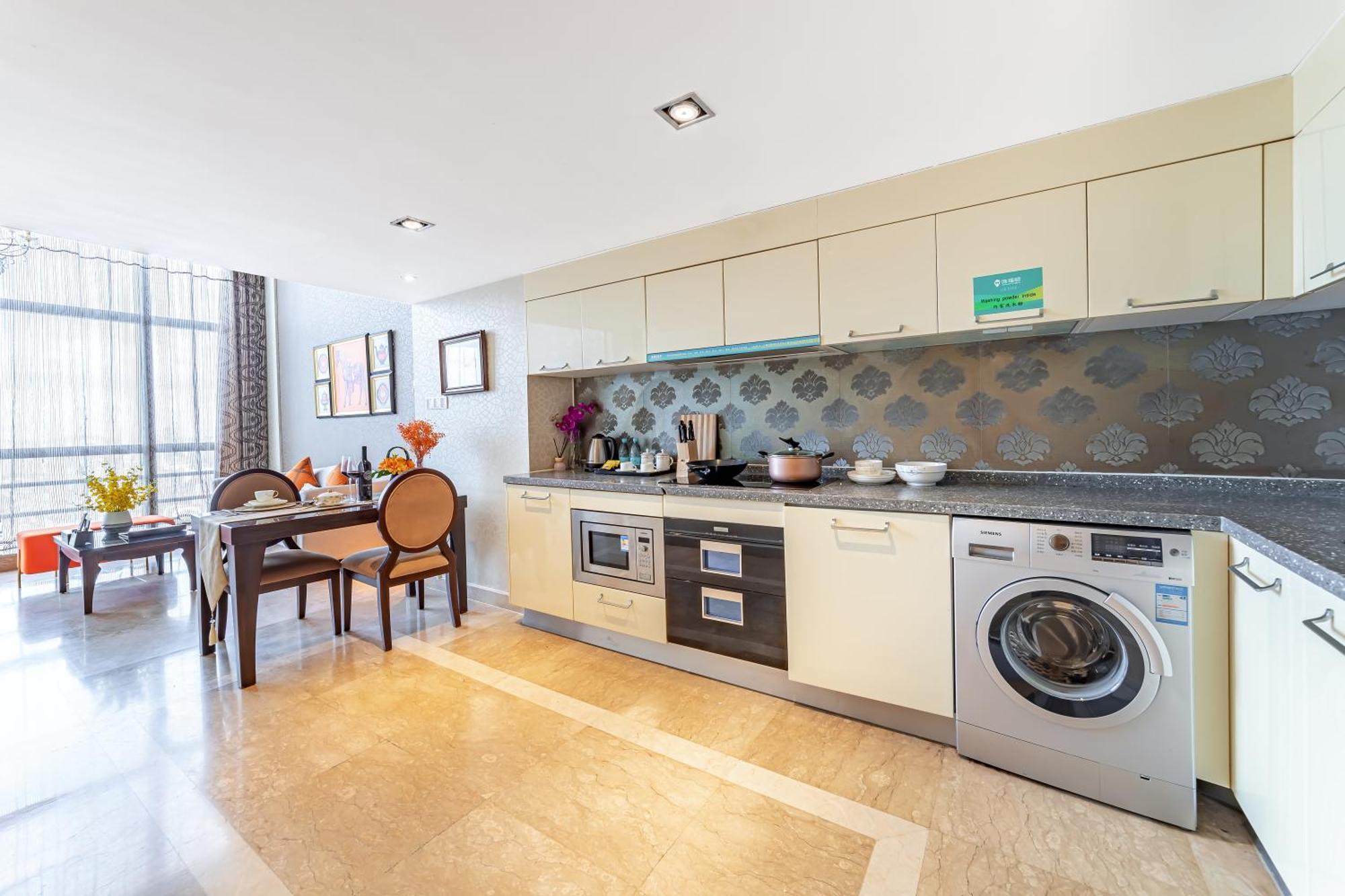 Waifiden Guangzhou Grand View Golden Palace Apartment - Free Shuttle Bus During The Canton Fair Eksteriør billede