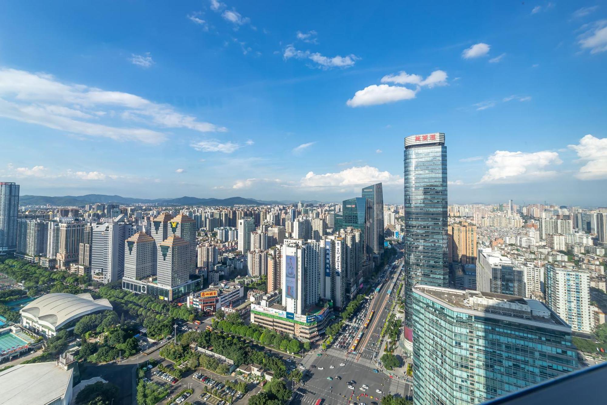 Waifiden Guangzhou Grand View Golden Palace Apartment - Free Shuttle Bus During The Canton Fair Eksteriør billede