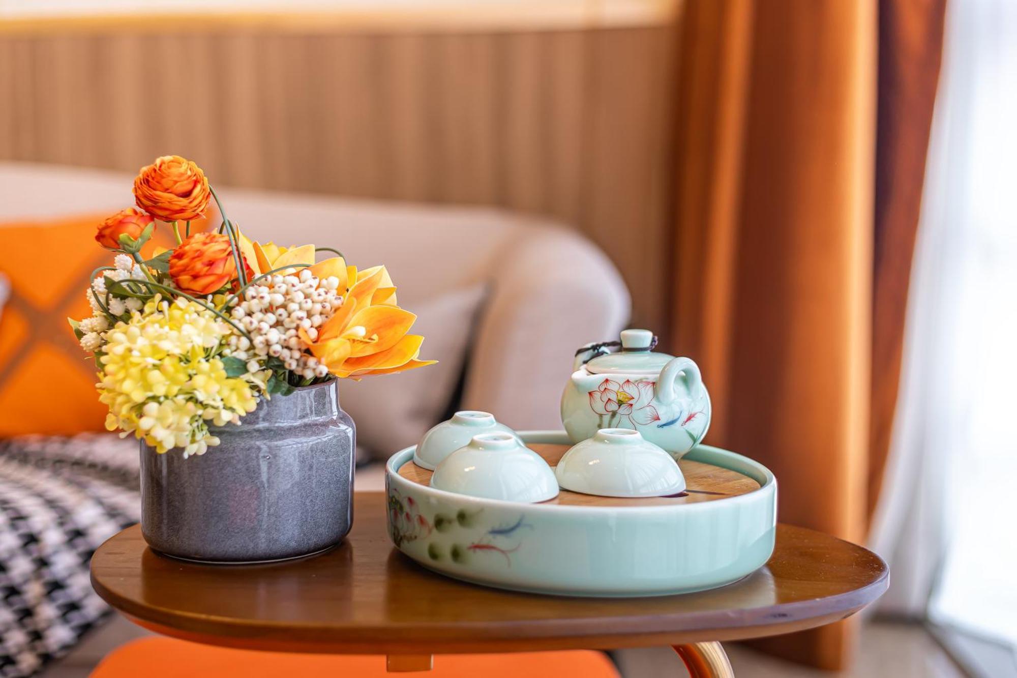 Waifiden Guangzhou Grand View Golden Palace Apartment - Free Shuttle Bus During The Canton Fair Eksteriør billede