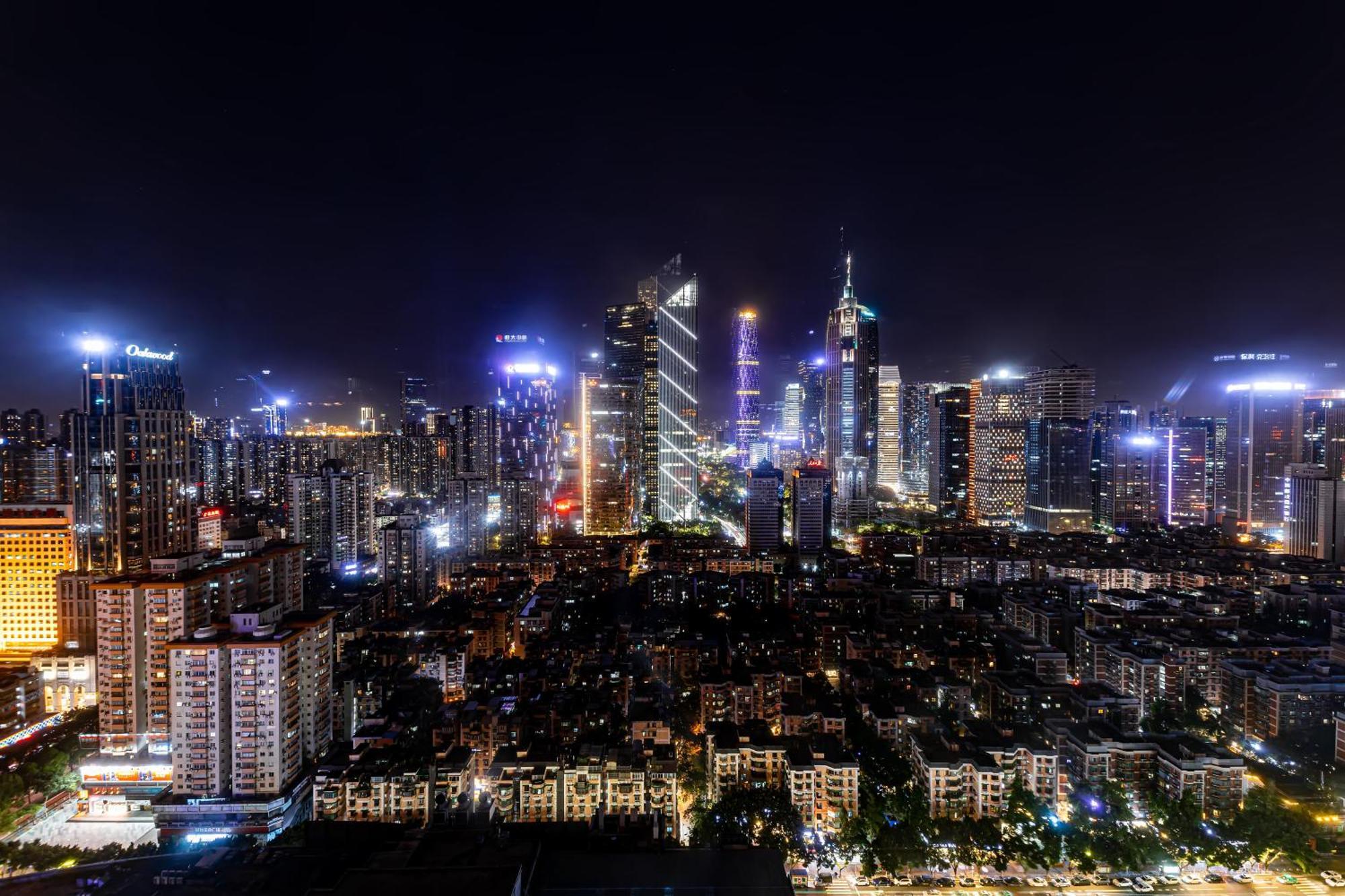 Waifiden Guangzhou Grand View Golden Palace Apartment - Free Shuttle Bus During The Canton Fair Eksteriør billede