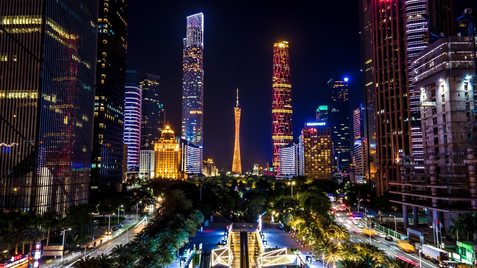 Waifiden Guangzhou Grand View Golden Palace Apartment - Free Shuttle Bus During The Canton Fair Eksteriør billede