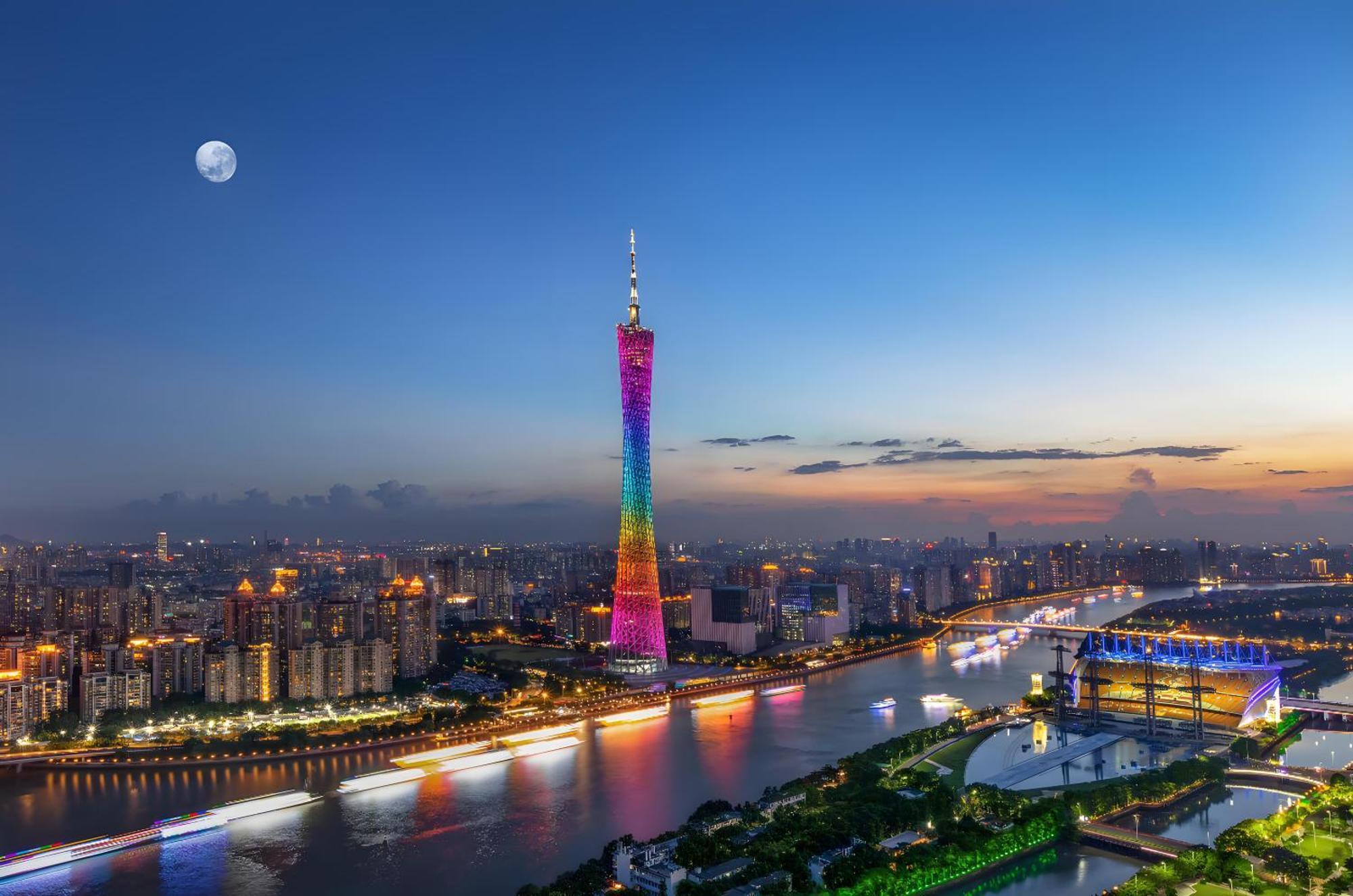Waifiden Guangzhou Grand View Golden Palace Apartment - Free Shuttle Bus During The Canton Fair Eksteriør billede