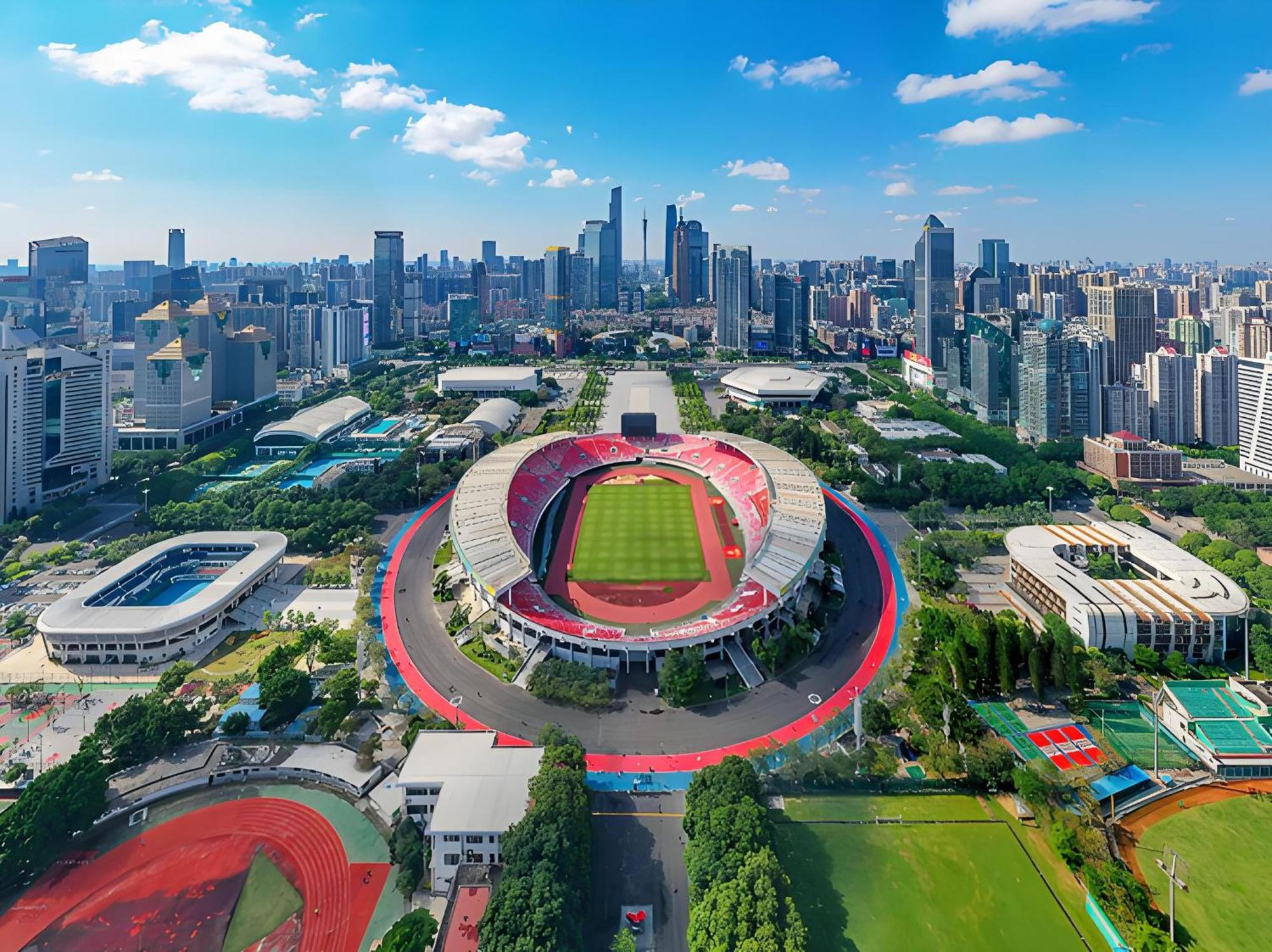 Waifiden Guangzhou Grand View Golden Palace Apartment - Free Shuttle Bus During The Canton Fair Eksteriør billede