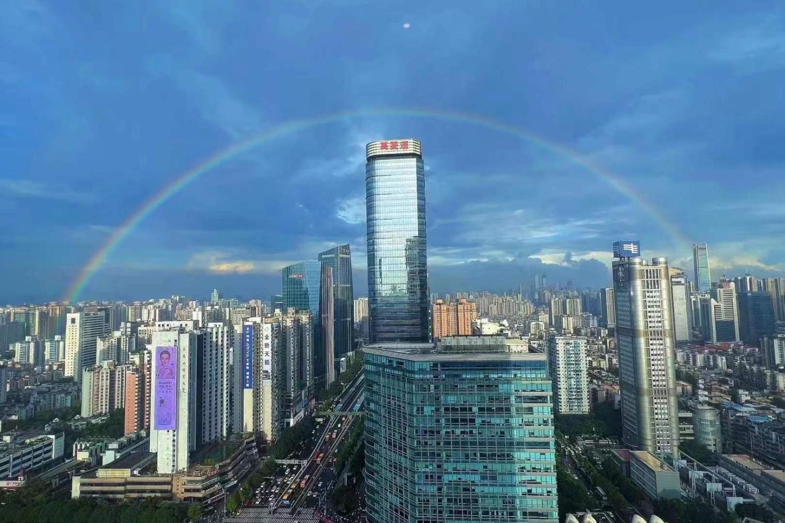 Waifiden Guangzhou Grand View Golden Palace Apartment - Free Shuttle Bus During The Canton Fair Eksteriør billede